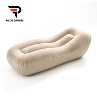 Canapé gonflable d'extérieur PILOTSPORTS avec pompe à air électrique intégrée, canapé gonflable portable en PVC floqué pour le camping, personnalisable