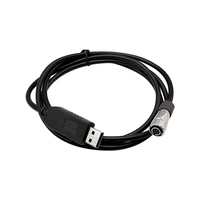 Câble de données USB 6 broches DOC210 compatible avec les stations totales Sokkia CX FX SX des séries ES OS – Câble de connexion pour instruments de topographie