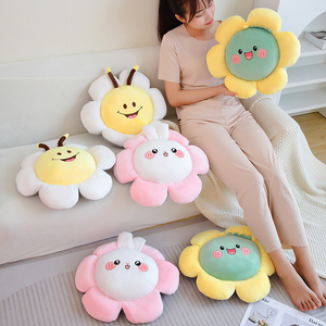 Peluche de Felpa con Diseño de Cara Sonriente en Forma de Flor, Ultra Suave y Esponjoso, Juguete de Peluche <span class=keywords><strong>para</strong></span> <span class=keywords><strong>Novia</strong></span> - Product Image 1