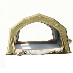 Tente de camping extérieure imperméable, type étendu, double couche, tissu Oxford, trois saisons, une chambre, assemblage manuel - Product Image 1
