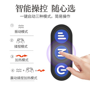<b>U</b>-<b>Shaped</b> Cervical Massage <b>Pillow</b> Rechargeable Neck Support Travel Portable Home Use - Product Image 4