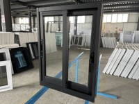 Fenêtres résistantes aux ouragans personnalisées Fenêtre coulissante en aluminium Fenêtre en aluminium à haut rendement énergétique