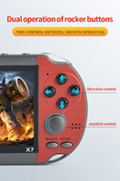 Consoles de jeux X7 X8 X9 X18, édition spéciale rétro, machine de jeu portable nostalgique, double joystick PSP pour jeux d'arcade en couleur