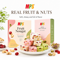 Nougat doux OEM d'usine, prix compétitif, vente en gros, nouveau produit, nougat au lait blanc à la noix de coco