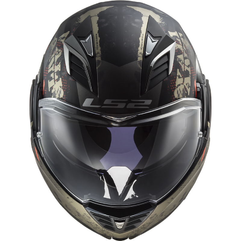 LS2 FF900 Valiant II Modular Motorcycle Helmet with Dual Visors OEM