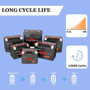 Аккумуляторный блок стартера NA 12В 2.6А, 4S2P, перезаряжаемый натрий-ионный аккумулятор для пускового устройства 80CCA, для мотоциклов, -30°C ℃   Разряд - Product Image 3