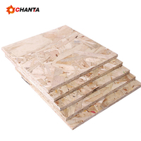 Panneaux OSB écologiques modernes E1, panneaux en copeaux 1220x2440mm, noyau en peuplier pour meubles et usage extérieur