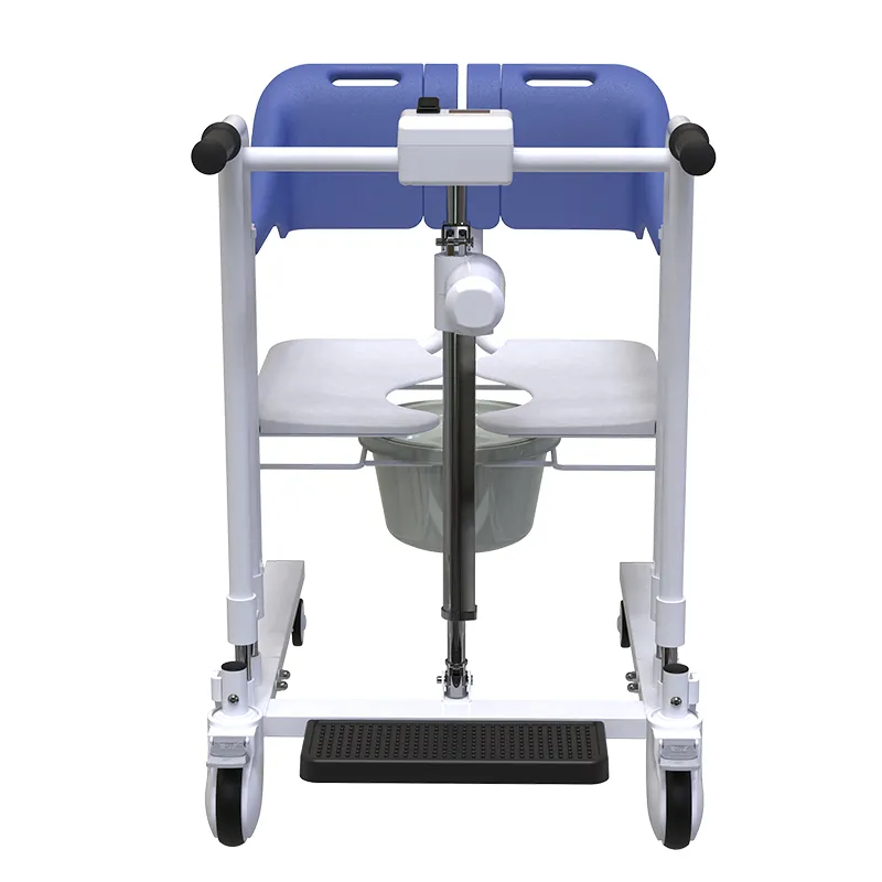 Silla elevadora de transferencia para pacientes ancianos con discapacidad a precio de fábrica con rueda y rueda para coche y ducha