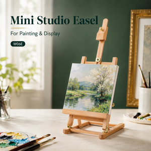HUEVE W06E Caballete de Escritorio Plegable y Compacto de Madera de Haya Ajustable para Pintura, Soporte para Lienzo de 40cm para Artistas y Estudiantes - Product Image 4