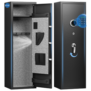 Miễn phí vận chuyển lớn bảo vệ cá nhân thép súng an toàn với an ninh cao điện tử kỹ thuật số khóa - Product Image 4