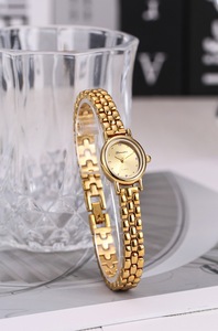 DIMEINA orologio Vintage al quarzo da <span class=keywords><strong>donna</strong></span> piccolo modello di 6068 ovale con cassa in lega e quadrante indicatore - Product Image 6