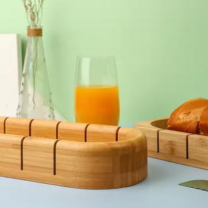 Nuevo diseño <span class=keywords><strong>de</strong></span> molde <span class=keywords><strong>de</strong></span> bambú Youlike Assenble pan almacenamiento rebanador bandeja Baguette inglete largo Francia pan tabla <span class=keywords><strong>para</strong></span> cortar ranura bandeja - Product Image 4