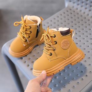 Bottes d'Hiver 2025 en Coton pour Bébés, Style École, Montantes, Doublées Polaire, Modèle Martin, pour Filles et Garçons, Enfants et Tout-Petits - Product Image 5