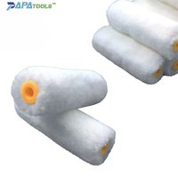 Kuas Rol Cat Tembok Lantai Plafon Berkualitas Profesional, Refill Sleeve Kuat Tahan Lama, Langsung dari Pabrik, 4 Inci