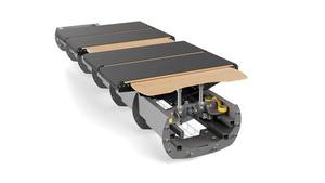 Truelisort, <span class=keywords><strong>prix</strong></span> d'usine <span class=keywords><strong>de</strong></span> qualité supérieure, nouveau chariot à <span class=keywords><strong>courroie</strong></span> réglable en caoutchouc pour <span class=keywords><strong>le</strong></span> tri transversal des courroies, vente au détail, fabrication - Product Image 2