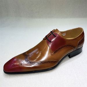 Chaussures Derby tendance à bout pointu sculpté, rehaussantes, à enfiler, style Oxford formel pour l'automne - Product Image 3