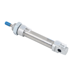 DSNU Series <b>Mini</b> Pneumatic Cylinder Double Acting Aluminum Alloy Round Air Cylinder with Pump for Automation Equipment - Product Image 2