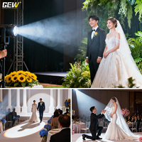 Projecteur LED de suivi électronique à double zoom automatique 300W 400W avec écran LCD DMX512 pour scène, mariage, concert, bar, club