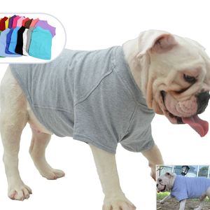 T-shirt d'été en coton pour chien, design classique, écologique, de luxe, assorti pour bouledogues français de petite <span class=keywords><strong>et</strong></span> grande taille, idéal pour le dropshipping - Product Image 5