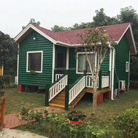 Cabane mobile en bois massif respirante de style asiatique pour l'extérieur, maison préfabriquée portable