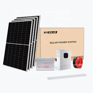 Neuzugang 5 kW 10 kW 20 kW 30 kW Solarpanelsystem für Häuser 220 V Solarenergiespeichersystem Kits für Bauernhof