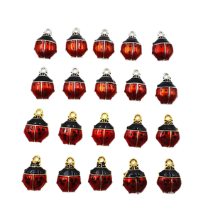 Accessoires en alliage pour loisirs créatifs Miaoy, pendentifs <span class=keywords><strong>coccinelle</strong></span>, boucles d'oreilles, colliers, sacs, porte-clés, pièces détachées - Product Image 2