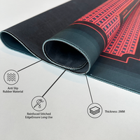 Tapis de Mahjong antidérapant avec base en caoutchouc, surface de jeu lisse, durable, pliable, tapis de jeu de voyage pour jeux de Mahjong sur table, divertissement