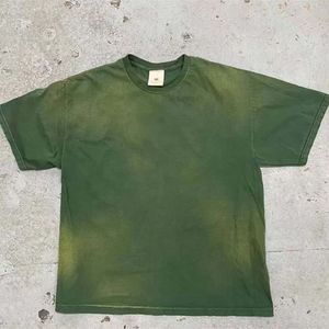Camiseta de Hombre 100% Algodón de Alta Calidad, con Logotipo Personalizado, Estilo Urbano, Vintage, Lavada, Corte Cuadrado, Lavado Ácido - Product Image 3