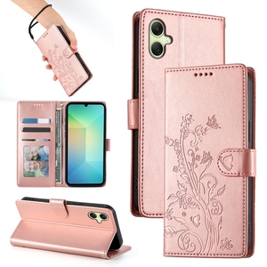 Funda de Cuero con Diseño de Mariposa y Flores para <span class=keywords><strong>Samsung</strong></span> <span class=keywords><strong>Galaxy</strong></span> S26 Plus Ultra A07 A17 A27 A37 A57 5G, con Ranuras para Tarjetas y Función de Soporte - Product Image 6