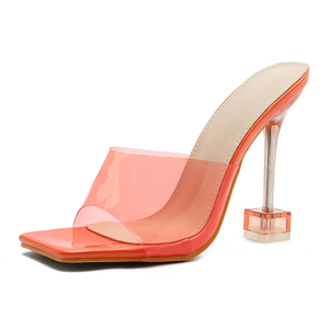 PCV2026 New Fashionable European and American Style Transparent Stiletto Heel Slip-on Women's Shoes - Product Image 6