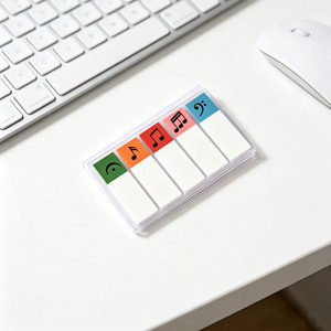 Colorful Music <b>Note</b> Sticky <b>Notes</b> Memo Pads With Adhesive Backing For Planner Journal Bookmark Use - Product Image 3