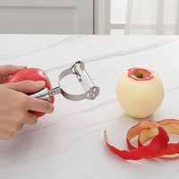 Roestvrijstalen schilmes 3-delige set Fruitwortelrasp Keuken Aardappelschiller Multifunctionele meloenrasp