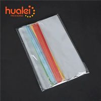 Sac d'emballage alimentaire en caoutchouc transparent à fond carré en plastique OPP pour la cuisson de pain grillé à biscuits Sacs à goûter pour cadeaux