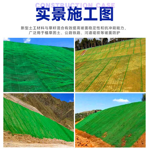 3D Vegetation Netting EM3 HDPE Knitted Geotextile For Riverbank Protection Soil Stabilization Grass Seeding Ecological Greening - Product Image 2
