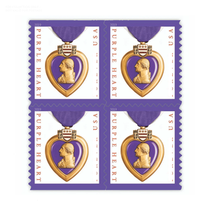 Estampillas <span class=keywords><strong>Postales</strong></span>, Etiquetas de Impresión, Estampillas <span class=keywords><strong>Postales</strong></span> Americanas Originales de Corazón Púrpura 2019, Estampillas Conmemorativas de Papel de 100, Estampillas <span class=keywords><strong>Postales</strong></span> de Correo Estadounidense - Product Image 5