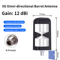 Antena Eksternal 5G 4G 12dBi Tahan Air untuk Router Modem Luar Ruangan Penguat Sinyal Jangkauan Jauh WiFi Extender