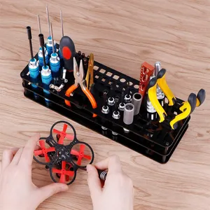 JH-Mech Custom Workshop and Garage Shed Screwdriver Rack Steering Storage Handle Metal Holder Screwdriver Organizer