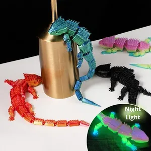 3D in từ thằn lằn đồ chơi động vật bức tượng nhựa mô hình trẻ em món quà xu hướng OEM bán buôn tùy chỉnh các nhà cung cấp dịch vụ - Product Image 5