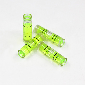 Diy Level <b>Bubble</b> <b>Tube</b> 7x26mm Green Liquid Transparent Cylinder For Precision Measurement - Product Image 1