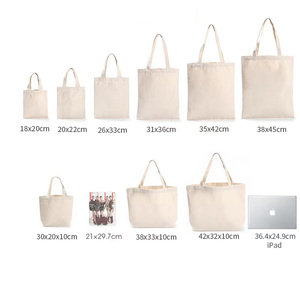 Sac de voyage pour maquillage, petit sac fourre-tout en toile cirée, sac en toile de coton personnalisé avec logo imprimé sur mesure - Product Image 6