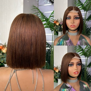 Peluca Bob con Cierre Kim 2*6 de Alta Densidad, Calidad Súper Doble, Suministro al por Mayor de Paquetes de Pelucas, Frontales y Cierres - Product Image 1