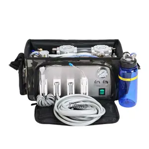 Hot Sale High Quality Dental Equipment Portable Dental Unit With Air Compressor