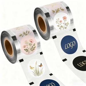 Customized Print Logo Membrane Waterproof CPP/PET Boba <b>Bubble</b> Tea Milk Plastic <b>Roll</b> Packaging Cup Sealing Film for Cups - Product Image 3