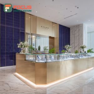 Système de vitrine de présentation de bijoux haute visibilité, surface polie, pour magasin de bijoux, armoire à bijoux - Product Image 5