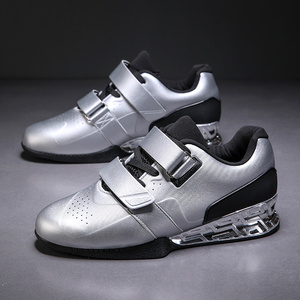 <span class=keywords><strong>Chaussures</strong></span> de musculation en cuir OEM personnalisées pour hommes, femmes et enfants, pour l'entraînement en salle de sport, antidérapantes, avec service <span class=keywords><strong>d</strong></span>'impression de logo - Product Image 4
