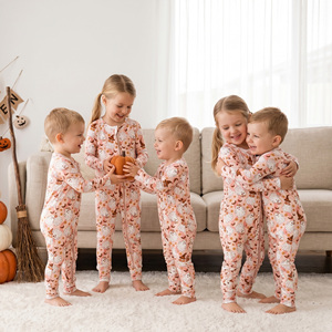 Bodys de Bebé 100% Fibra de Bambú, Rompers Personalizados con Estampado, Disfraces Unisex de Otoño para <span class=keywords><strong>Halloween</strong></span>, Pijamas Ecológicos con Cierre para Recién Nacidos - Product Image 5