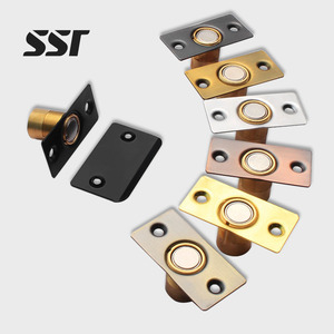 SSR Hotel-Grade Brass <b>Door</b> Touch Bead Modern Stainless Steel Top Bead with Magnetic Feature for Kitchen Use - Product Image 1