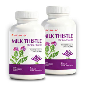 Capsules toniques nutritives au chardon-Marie - Mélangées à du pissenlit et de l'<span class=keywords><strong>artichaut</strong></span>, soutien du foie et de la vitalité, approvisionnement en vrac certifié GMP - Product Image 2