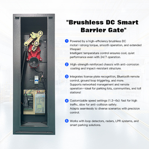 HCWスマート交通障壁システム自動ストレートブームゲート駐車用スマート道路ブーム障壁/ゲート - Product Image 4