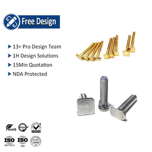 Tornillos OEM Personalizados de Acero Inoxidable 304 316 A2 A4, Tornillos de <span class=keywords><strong>Cabeza</strong></span> Cuadrada Rectangular Delgada Tipo <span class=keywords><strong>Martillo</strong></span> - Product Image 1